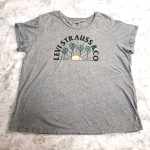 Levi's Sun and Palm Trees Tee Shirt